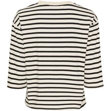 MARTA T-SHIRT, 58351 BEIGE/BLACK