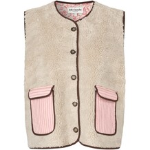 LOLLYS LAUNDRY VEST, JACE LOVE BEIGE