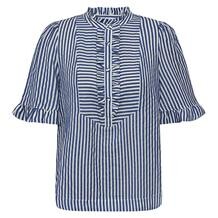 GOSSIA BLUSE, BENEDICTE BLÅ STRIB