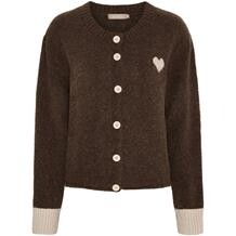 MARTA CARDIGAN, KNA052 MORO/BEIGE