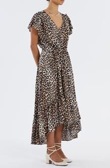 LOLLYS LAUNDRY KJOLE ODESSA LEOPARD