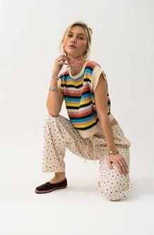 LOLLYS LAUNDRY VEST, CHICAGO 70 MULTI