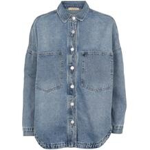 LECOCO SKJORTE, 35042 DENIM BLÅ