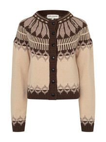LOLLYS LAUNDRY CARDIGAN, CLARE CREME