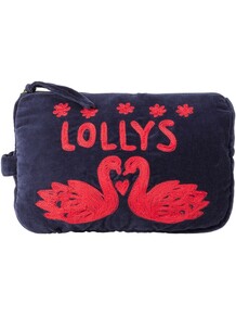 LOLLYS LAUNDRY TUTHIE CLUTCH DARK BLUE