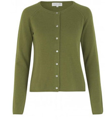 ROSEMUNDE CARDIGAN, 1421-622 LEAF GREEN