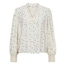 CO' COUTURE BLUSE, DIEM DOT OFFWHITE/BLACK