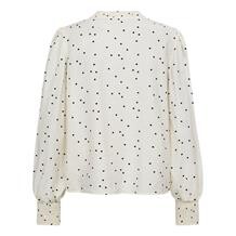 CO' COUTURE BLUSE, DIEM DOT OFFWHITE/BLACK