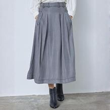 CO' COUTURE NEDERDEL, ANYA PLEAT MID GREY