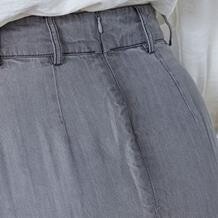 CO' COUTURE NEDERDEL, ANYA PLEAT MID GREY