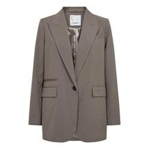 CO' COUTURE BLAZER, VIDA SINGLE OVERSIZE WALNUT