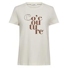 CO' COUTURE T-SHIRT, COCOTURE OFF WHITE