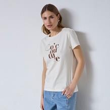 CO' COUTURE T-SHIRT, COCOTURE OFF WHITE