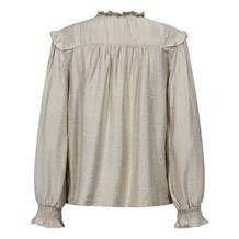 CO' COUTURE SKJORTE, ANGUS SMOCK FRILL BONE