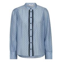 CO' COUTURE SKJORTE, DALLY DOT PALE BLUE