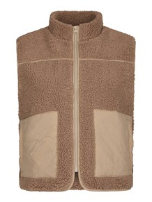 NEO NOIR VEST, SCOUT TEDDY TAUPE