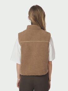 NEO NOIR VEST, SCOUT TEDDY TAUPE