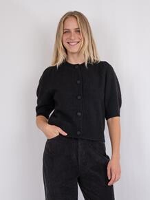 NEO NOIR CARDIGAN, TRUDY 100 BLACK