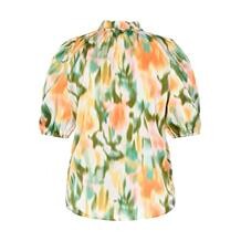 LOVE & DIVINE BLUSE, LOVE 910-5 KHAKI WATERPRINT