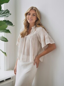 NEO NOIR BLUSE, SIAMA IVORY