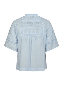 NEO NOIR BLUSE, SIAMA VOILE LIGHT BLUE