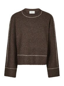 NEO NOIR STRIK, ROEME STITCH BROWN MELANGE