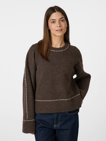 NEO NOIR STRIK, ROEME STITCH BROWN MELANGE