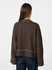 NEO NOIR STRIK, ROEME STITCH BROWN MELANGE