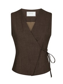 NEO NOIR VEST, SAMARA BROWN MELANGE