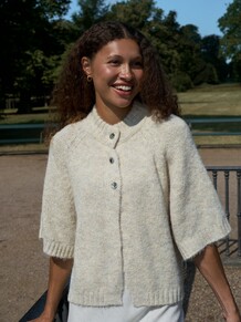 NEO NOIR CARDIGAN, BENUTA FLUFFY IVORY