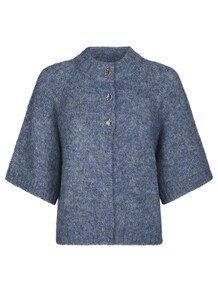 NEO NOIR CARDIGAN, BENUTA FLUFFY SMOKE BLUE