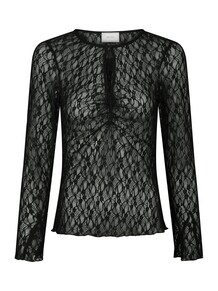 NEO NOIR BLUSE, MATRIA LACE BLACK