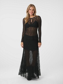 NEO NOIR BLUSE, MATRIA LACE BLACK