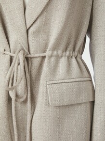 NEO NOIR BLAZER, JEMMIE BOUCLÉ NATURAL