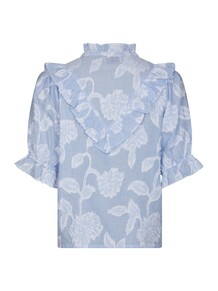 NEO NOIR BLUSE, MANET JACQUARD LIGHT BLUE