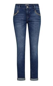 MOS MOSH JEANS, NAOMI RICAMO MID BLUE