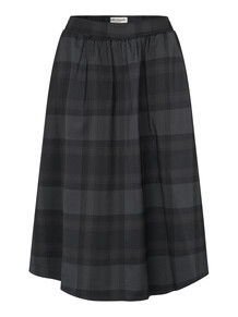 LOLLYS LAUNDRY NEDERDEL, ELLA MIDI DARK GREY 