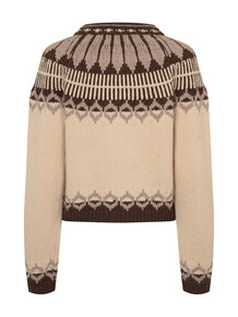 LOLLYS LAUNDRY CARDIGAN, CLARE CREME