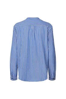 LOLLYS LAUNDRY SKJORTE, LUX BLUE STRIPE