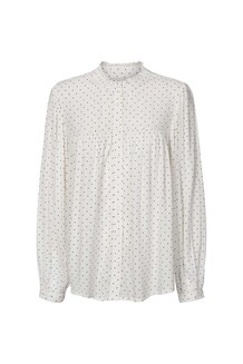 LOLLYS LAUNDRY SKJORTE, CARA DOT PRINT