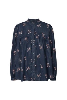 LOLLYS LAUNDRY SKJORTE, CARA NAVY