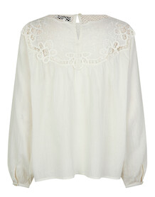 LOLLYS LAUNDRY BLUSE, MAY CREME