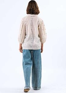 LOLLYS LAUNDRY SKJORTE, HEIDI CREME