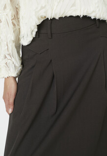 CO´COUTURE NEDERDEL, LUNA POCKET DARK BROWN