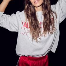 HAUTE L´AMITIÉ SWEATSHIRT, STUDIO PEARL MELANGE