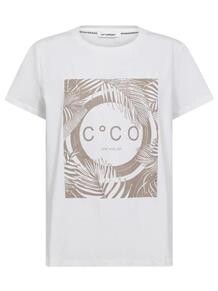 CO' COUTURE T-SHIRT, SIARA HVID