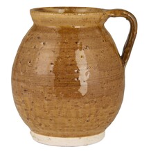 IB LAUERSEN VASE, RUSTIK BRUN