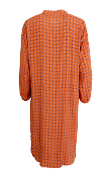 BLACK COLOUR KJOLE, BCLUNA PLEAT TUNIC ORANGE PISTACIO