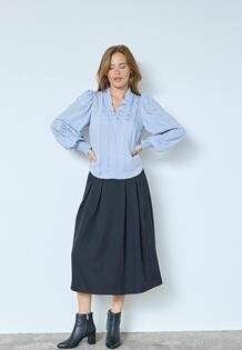 CO' COUTURE BLUSE, KESI PALE BLUE