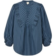 GOSSIA BLUSE, MEE VIBS BLUE STRIPES